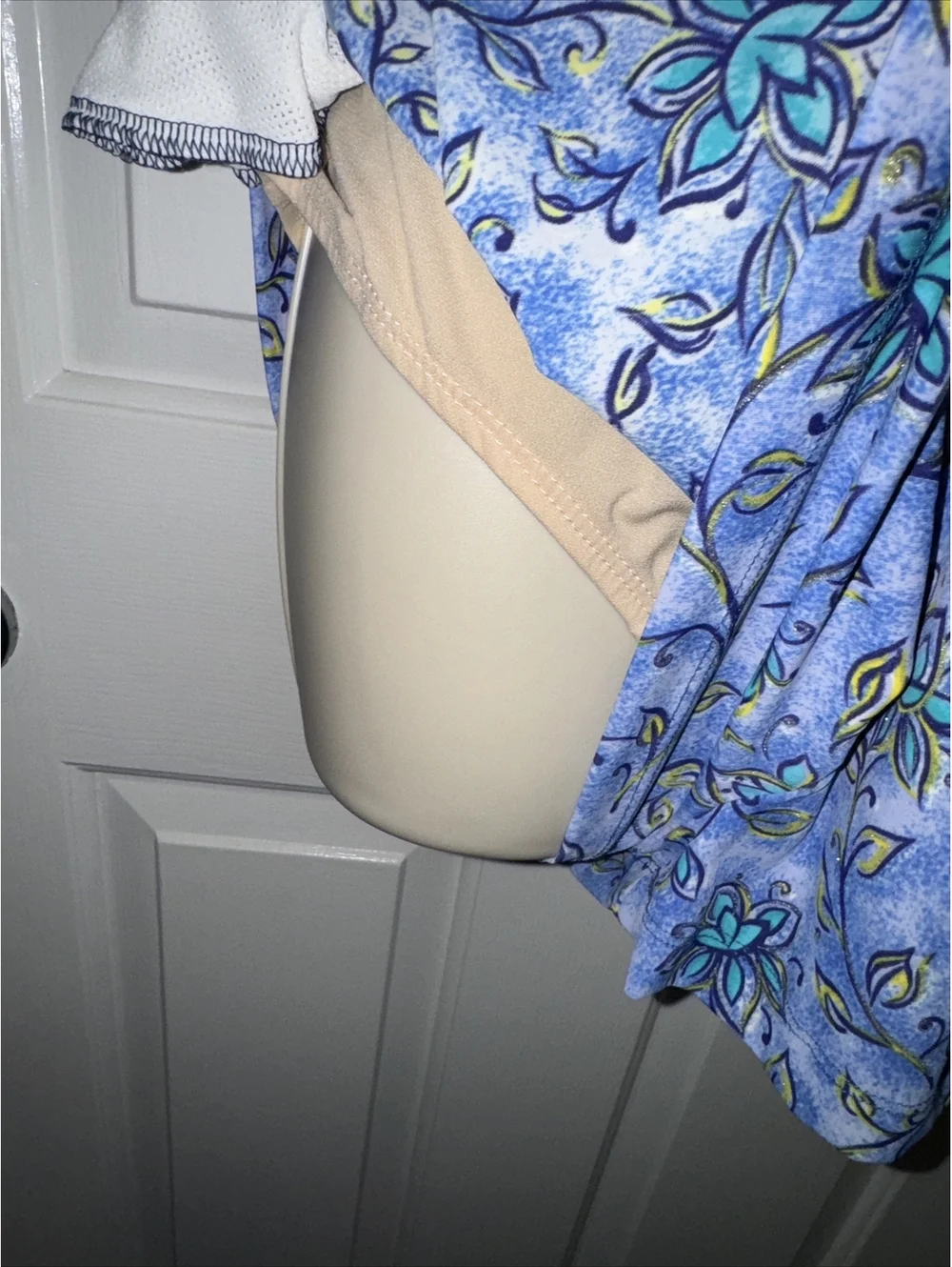Vintage 80’s CEEB OF MIAMI Vintage One Piece Swimsuit Skort Dress SIZE 16